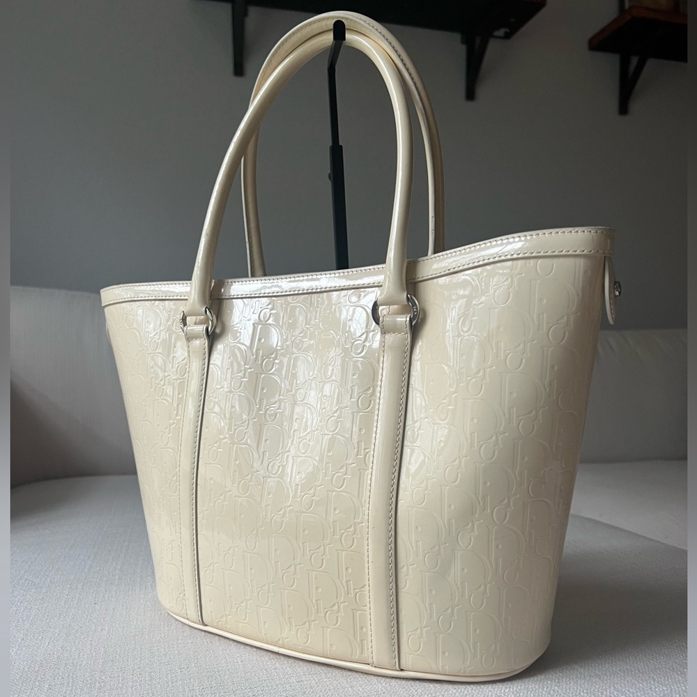 CHRISTIAN DIOR Embossed Diorissimo Tote
